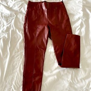 ZARA Faux Leather Pants